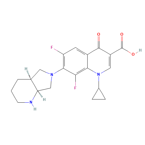 151213-15-9 8-Desmethoxy-8-fluoro Moxifloxacin chemical structure