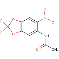 1736-66-9 N-(2,2-Difluoro-6-nitro-benzo[1,3]dioxol-5-yl)acetamide chemical structure