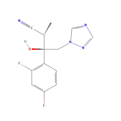 170862-36-9 (aS,bR)-b-(2,4-Difluorophenyl)-b-hydroxy-a-methyl-1H-1,2,4-triazole-1-butanenitrile chemical structure