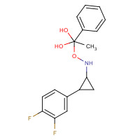 376608-71-8 (1R,2S)-2-(3,4-Difluorophenyl)cyclopropanamine (2R)-Hydroxy(phenyl)ethanoate chemical structure