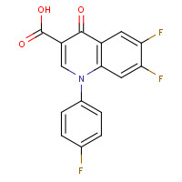 103994-99-6 6,7-Difluoro-1-(4-fluorophenyl)-1,4-dihydro-4-oxo-3-quinolinecarboxylic Acid chemical structure