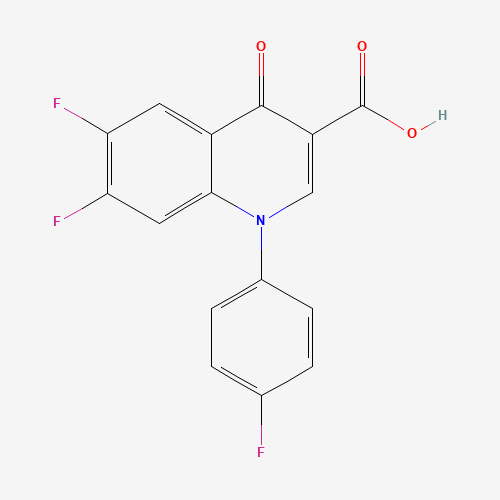 103994-99-6 6,7-Difluoro-1-(4-fluorophenyl)-1,4-dihydro-4-oxo-3-quinolinecarboxylic Acid chemical structure