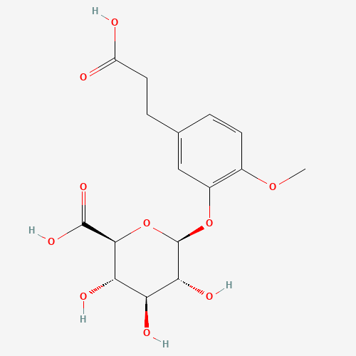 1187945-72-7 Dihydro Isoferulic Acid 3-O-b-D-Glucuronide chemical structure