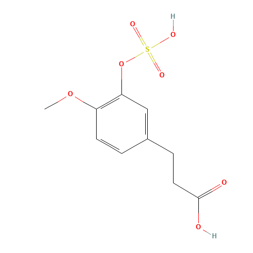 1258842-21-5 Dihydro Isoferulic Acid 3-O-Sulfate chemical structure