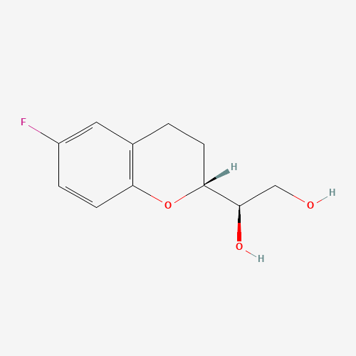 303176-45-6 (1'R,2R)-2-(1',2'-Dihydroxyethyl)-6-fluorochromane chemical structure