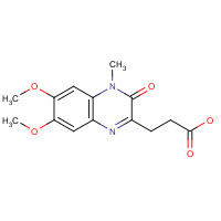 132788-56-8 3,4-Dihydro-6,7-dimethoxy-4-methyl-3-oxo-2-quinoxalinepropanoic Acid chemical structure