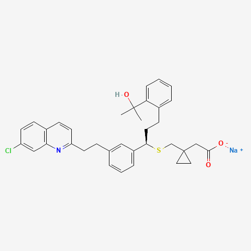 142147-98-6 Dihydro Montelukast Sodium Salt chemical structure