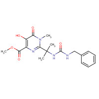 888504-27-6 1,6-Dihydro-5-hydroxy-1-methyl-2-[1-methyl-1-[[benzylcarbamoyl]amino]ethyl]-6-oxo-4-pyrimidinecarboxylic Acid Methyl Ester chemical structure