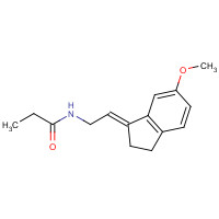 196597-82-7 (E)-N-[2-(2,3-Dihydro-6-methoxy-1H-inden-1-ylidene)ethyl]propanamide chemical structure
