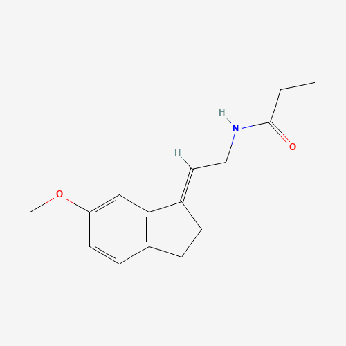 196597-82-7 (E)-N-[2-(2,3-Dihydro-6-methoxy-1H-inden-1-ylidene)ethyl]propanamide chemical structure