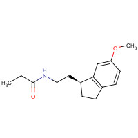 178678-16-5 (S)-N-[2-(2,3-Dihydro-6-methoxy-1H-inden-1-yl)ethyl]propanamide chemical structure
