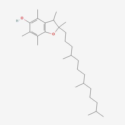 185672-33-7 2,3-Dihydro-2,3,4,6,7-pentamethyl-2-(4,8,12-trimethyltridecyl)-5-benzofuranol chemical structure