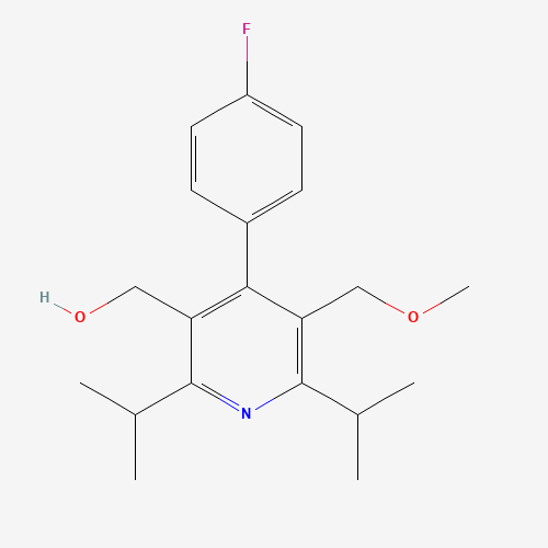 124864-27-3 2,6-Diisopropyl-4-(4-fluorophenyl)-3-hydroxymethyl-5-methoxypyridine chemical structure