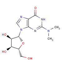 2140-67-2 2-(Dimethylamino)guanosine chemical structure