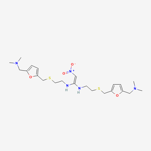 72126-78-4 Dimethylaminomethylfurylmethylthioethyl Ranitidine chemical structure