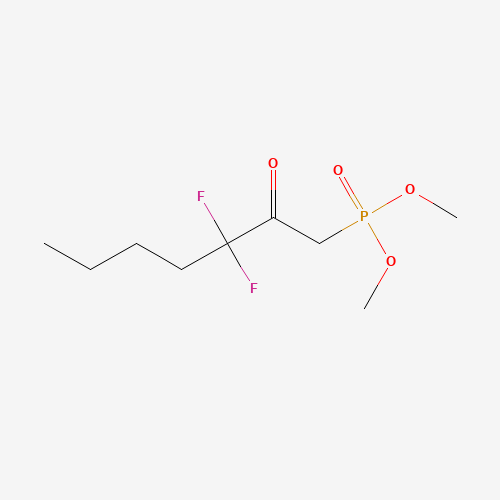 50889-46-8 Dimethyl(3,3-difluoro-2-oxoheptyl)phosphonate chemical structure