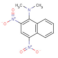 39139-79-2 N,N-Dimethyl-2,4-dinitro-1-naphthalenamine chemical structure