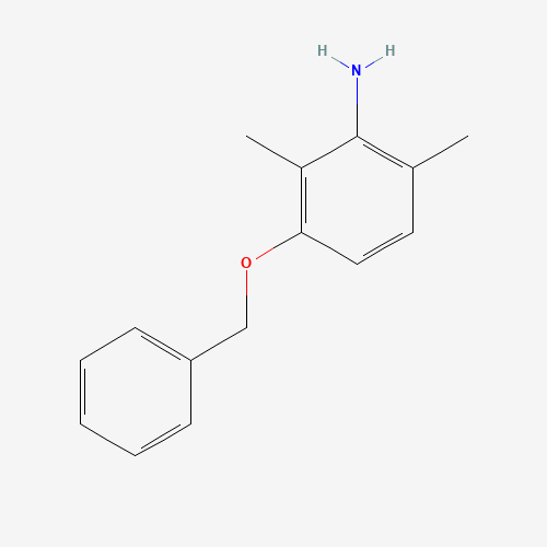 70261-50-6 2,6-Dimethyl-3-(phenylmethoxy)-aniline chemical structure