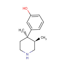 119193-19-0 (+)-(3R,4R)-3,4-Dimethyl-4-(3-hydroxyphenyl)piperidine chemical structure