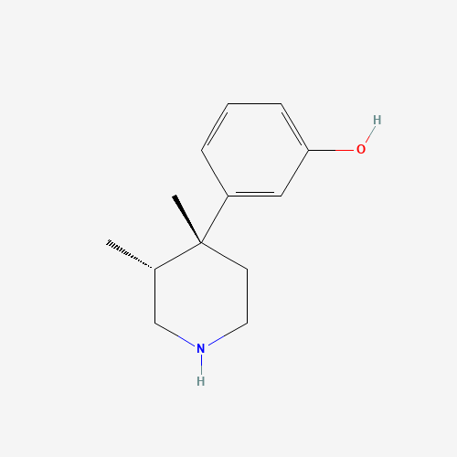 119193-19-0 (+)-(3R,4R)-3,4-Dimethyl-4-(3-hydroxyphenyl)piperidine chemical structure