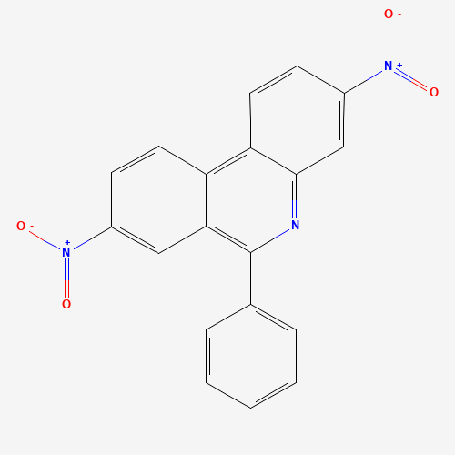 82921-86-6 3,8-Dinitro-6-phenyl-phenanthridine chemical structure