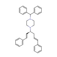 1199751-98-8 1-(Diphenylmethyl)-4-[(1RS,3E)-4-phenyl-1-[(E)-2-phenylethenyl)-3-buten-1-yl]piperazine chemical structure