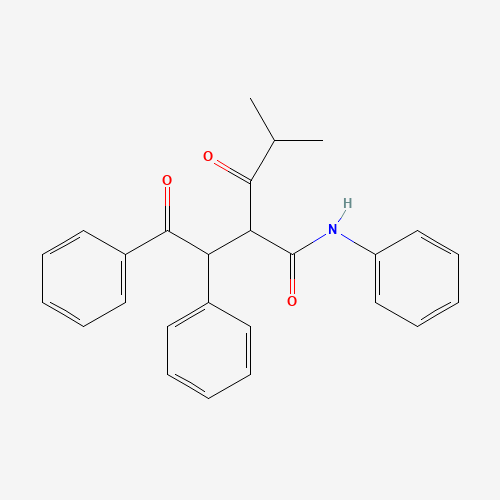 444577-70-2 N,3-Diphenyl-2-(2-methyl-1-oxopropyl)4-oxo-N-benzenebutanamide chemical structure