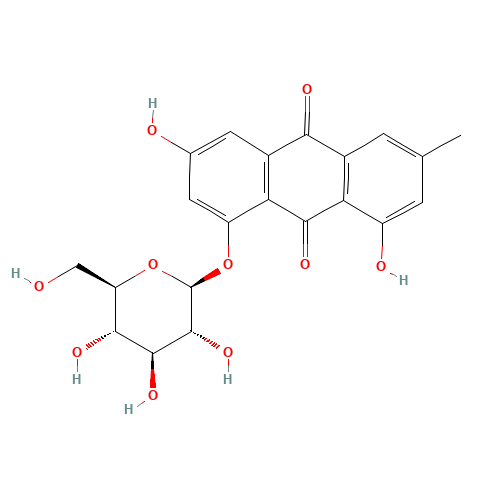 23313-21-5 Emodin 8-b-D-Glucoside chemical structure