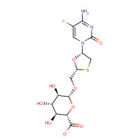 152128-78-4 (-)-Emtricitabine O-b-D-Glucuronide chemical structure