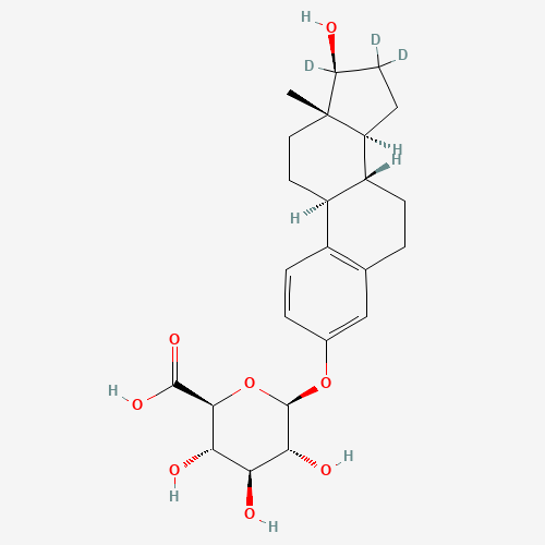 1260231-06-8 17b-Estradiol-d3 3-b-D-Glucuronide chemical structure