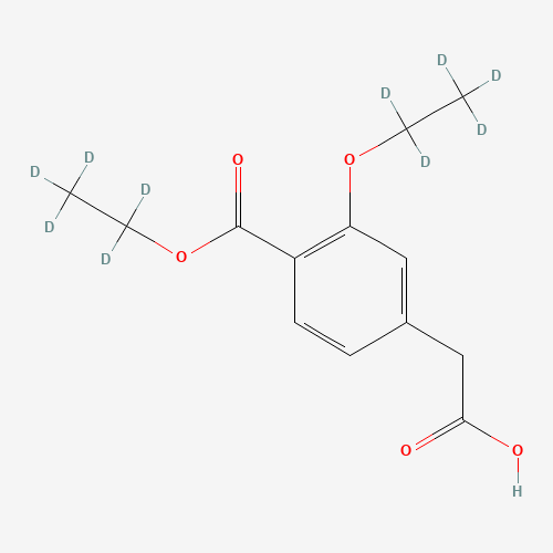 1246817-24-2 3-Ethoxy-4-(ethoxycarbonyl)phenyl Acetic Acid-d10 chemical structure