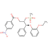 98854-88-7 (2RS,3RS)-3-(2-Ethoxyphenoxy)-2-methanesulfonyloxy-1-(4-nitrobenzoyloxy)-3-phenylpropane chemical structure