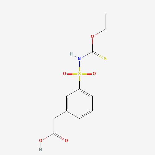 887354-92-9 3-Ethoxythiocarbonylsulfamyl-phenyl Acetic Acid chemical structure