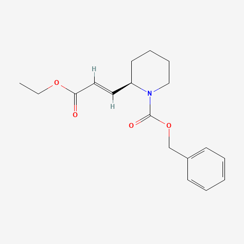 160169-47-1 Ethyl N-Benzyloxycarbonyl-3-[(2R)-piperidinyl)]-2(E)-propenoate chemical structure
