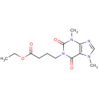 83636-88-8 1-(Ethyl-3-carboxypropyl)-3,7-dimethylxanthine chemical structure