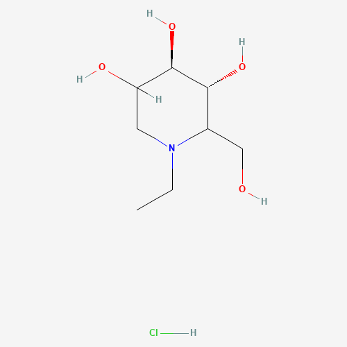 210241-65-9 N-Ethyldeoxynojirimycin Hydrochloride chemical structure