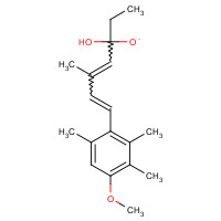 167637-41-4 Ethyl-5-(4-methoxy-2,3,6-trimethylphenyl)-3-methyl-2,4-pentadienoate chemical structure
