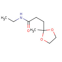 65960-32-9 N-Ethyl-(3-(2-methyl-[1,3]dioxolan-2-yl)propionamide chemical structure