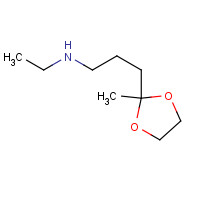 65960-33-0 N-Ethyl-(3-(2-methyl-[1,3]dioxolan-2-yl)propyl)-amine chemical structure