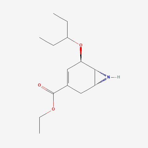 204255-02-7 (1R,5R,6R)-5-(1-Ethylpropoxy)-7-azabicyclo[4.1.0]hept-3-ene-3-carboxylic Acid Ethyl Ester chemical structure