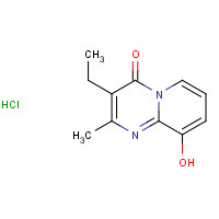 849727-64-6 3-Ethyl-6,7,8,9-tetrahydro-9-hydroxy-2-methyl-4H-pyrido[1,2-a]pyrimidin-4-one Hydrochloride chemical structure