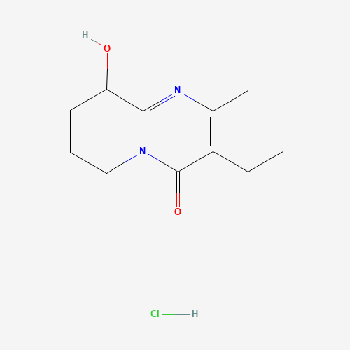 849727-64-6 3-Ethyl-6,7,8,9-tetrahydro-9-hydroxy-2-methyl-4H-pyrido[1,2-a]pyrimidin-4-one Hydrochloride chemical structure