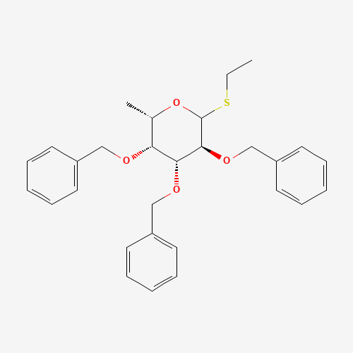 169532-17-6 Ethyl 2,3,4-Tri-O-benzyl-1-thio-a,?-L-fucopyranoside chemical structure