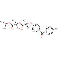 217636-48-1 Fenofibric Acid 1,1-Dimethyl-2-(1-methylethoxy)-2-oxoethyl Ester chemical structure