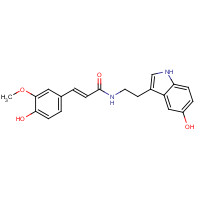 68573-23-9 N-Feruloyl Serotonin chemical structure