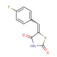 262601-87-6 5-[(4-Fluorobenzylidene]-2,4-thiazolidinedione chemical structure