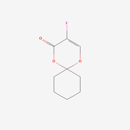 134878-53-8 3-Fluoro-1,5-dioxaspiro[5.5]undec-3-en-2-one chemical structure