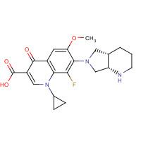 1029364-77-9 8-Fluoro-6-methoxy Moxifloxacin Dihydrochloride chemical structure