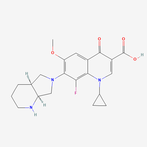 1029364-77-9 8-Fluoro-6-methoxy Moxifloxacin Dihydrochloride chemical structure