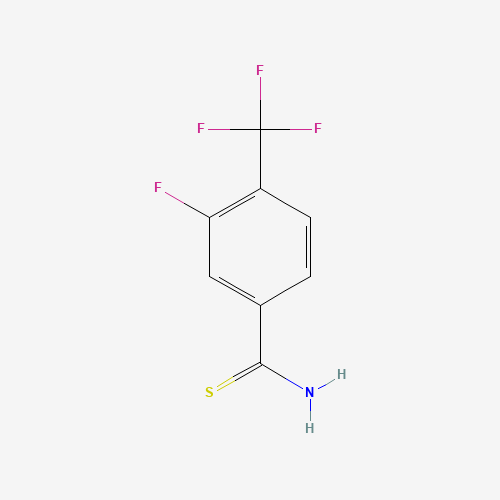 317319-16-7 3-Fluoro-4-(trifluoromethyl)benzenecarbothioamide chemical structure